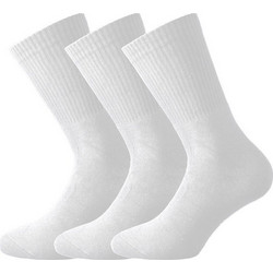 Walk Ανδρικές Κάλτσες Ψηλές Λευκές 3Pack V9900
