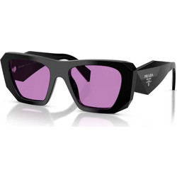 Prada PRB18S 16K30G Γυναικεία Γυαλιά Ηλίου Πεταλούδα Κοκάλινα Μαύρα με Μωβ Φακό