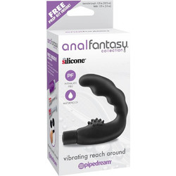 Pipedream Anal Fantasy Vibrating Reach Around Πρωκτικός Δονητής Ασύρματος 10.7cm Μαύρος