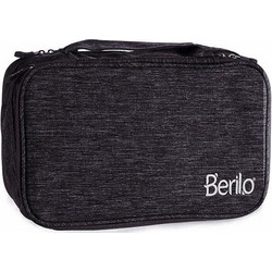 Berilo 88824 Νεσεσέρ Ταξιδίου με Θήκες 275x10x15cm Μαύρο