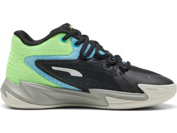 Puma Dagger Παιδικά Αθλητικά Παπούτσια για Μπάσκετ Μαύρα Lime 311553-09