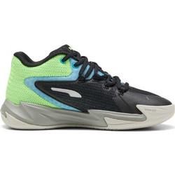 Puma Dagger Παιδικά Αθλητικά Παπούτσια για Μπάσκετ Μαύρα Lime 311553-09