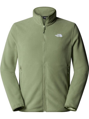 The North Face Ανδρική Ζακέτα Fleece με Φερμουάρ Χακί NF0A8D0RBO91