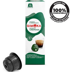 Gimoka Κάψουλες Espresso Caffitaly Cremoso Συμβατές με Μηχανή Kimbo 10τμχ