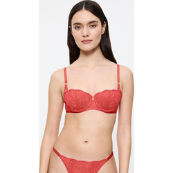 Triumph Crazy Stupid Love Σουτιέν Balconette με Ελαφριά Ενίσχυση με Μπανέλα Κοραλί 10222359-1203