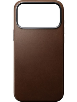 Nomad Traditional Leather Back Cover Brown (iPhone 17 Pro Max)