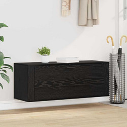 vidaXL Παπουτσοθήκη Μοριοσανίδας Τοίχου Wenge M100xΠ35xΥ38cm 881020