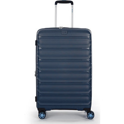 Dielle 100/60 Βαλίτσα Μεσαία 66x44x28cm με 4 Ρόδες Navy Μπλε