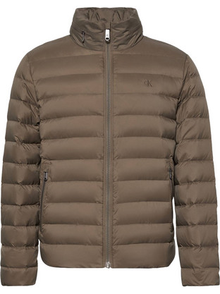 Calvin Klein Ανδρικό Μπουφάν Χειμωνιάτικο Puffer Καφέ LV04RC511G-PDK