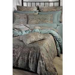 Down Town Home Home Σετ Σεντόνια King Size Βαμβακοσατέν 305x310 833 Bombay Petrol