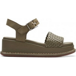 Clarks Kimmei Bay Ανατομικές Καλοκαιρινές Γυναικείες Πλατφόρμες Χαμηλές Χακί 26176404