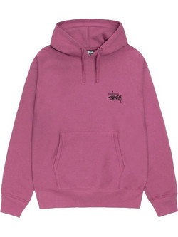 Stussy Ανδρικό Φούτερ με Κουκούλα & Τσέπες Φούξια 1925000