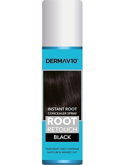 Derma V10 Root Black Ημιμόνιμη Βαφή Μαλλιών 75ml
