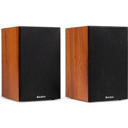 Audizio KS02 Αυτοενισχυόμενα Ηχεία με Bluetooth 40W Wood Walnut (Ζεύγος)