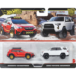 Mattel Hot Wheels Premium Car Culture Subaru Crosstrek & 2018 Toyota 4Runner
