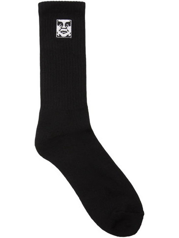 Obey Ανδρικές Κάλτσες Ψηλές Μαύρες 100260193-BLK