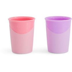 Twistshake Εκπαιδευτικό Ποτήρι Pastel Pink Purple 6m+ 170ml