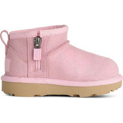 UGG Παιδικά Μποτάκια Ροζ με Φερμουάρ & Γούνα 1171291T-RBNC