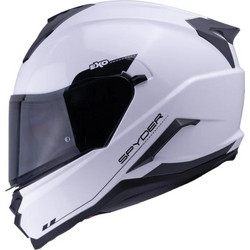 Spyder Exo Plain V2 White Κράνος Μηχανής Full Face
