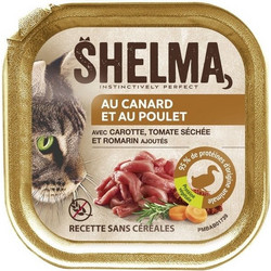 Shelma Adult Grain Free Pate with Chicken & Duck 100gr