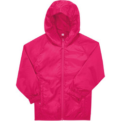 B&C Collection Παιδικό Μπουφάν Χειμωνιάτικο Softshell Αδιάβροχο Αντιανεμικό Φούξια JK001