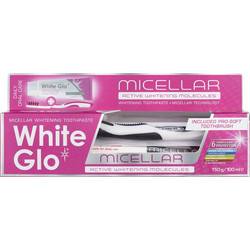 White Glo Micellar Οδοντόβουρτσα + Οδοντόκρεμα 100ml
