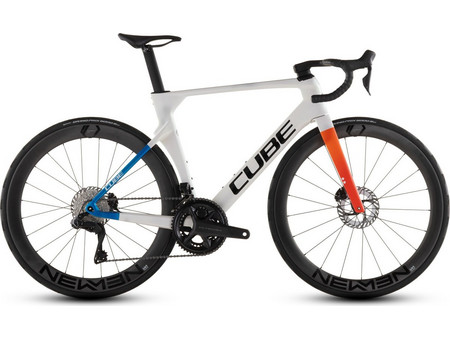 Cube Litening Aero C:68X Race Teamline 2026 Ποδήλατο Δρόμου 28" Carbon με 24 Ταχύτητες Λευκό Πορτοκαλί