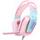 Onikuma X13 Gaming Headset Over Ear Pink