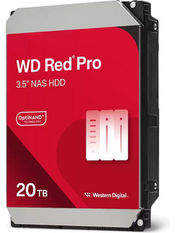 Western Digital Red Pro 20TB HDD Σκληρός Δίσκος 3.5" SATA 3 7200rpm με 512MB Cache WD202KFGX