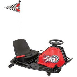 Razor Crazy Cart Ηλεκτροκίνητο Μονοθέσιο Παιδικό Go Cart με Πετάλια 25.2V Κόκκινο 20173861