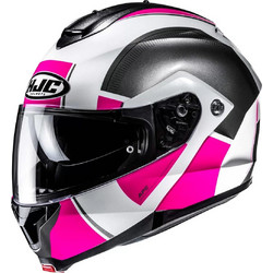 HJC C91N Jyn MC8 White Grey Purple Pink Κράνος Μηχανής Flip-Up