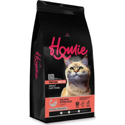 Homie Adult Hypoallergenic Sterilised & Light with Salmon 12kg