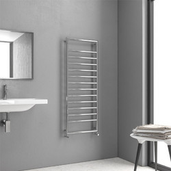 Karag Design 7 Πετσετοκρεμάστρα Μπάνιου Καλοριφέρ 1300x50mm 267kcal/h Ασημί