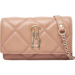Steve Madden Bendue Γυναικείο Τσαντάκι Χιαστί από Δερματίνη Nude με Αλυσίδα SM13001105
