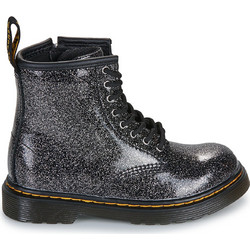 Dr. Martens Παιδικά Αρβυλάκια Μαύρα Ασημί με Φερμουάρ 41435001