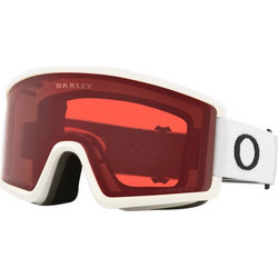 Oakley Target Line M OO7121-22 Μάσκα Σκι & Snowboard Ενηλίκων Λευκή με Φιμέ Φακό Καφέ