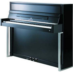 Seiler 116 Accent Κλασικό Πιάνο Όρθιο με 88 Πλήκτρα Τυπικής Αφής Black Polished