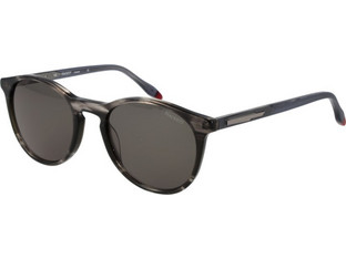 Hackett HSK3340 902 Ανδρικά Γυαλιά Ηλίου Τετράγωνα Κοκάλινα Μαύρα με Μαύρο Φακό