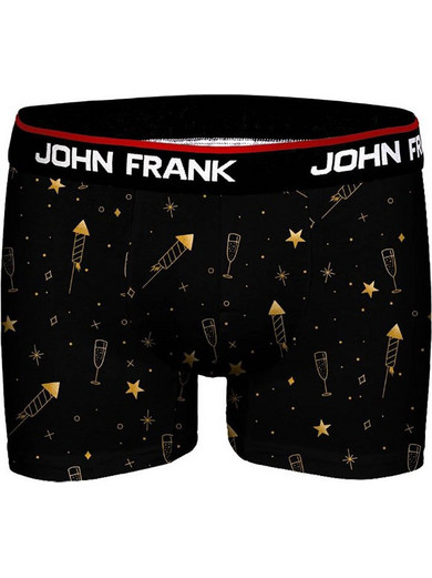 John Frank Celebration Ανδρικό Μποξεράκι Μαύρο JFBD51