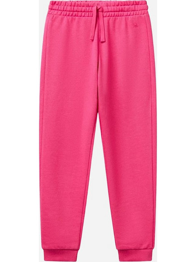 Benetton Παιδικό Παντελόνι Φόρμας Ροζ Φούξια 3J68CF02H-1A2