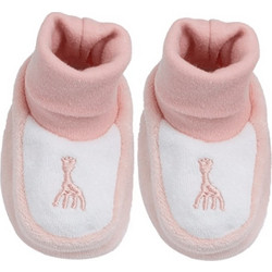 Sophie La Girafe Βρεφικά Slip Ons Αγκαλιάς Άσπρο Ροζ 55-8505046