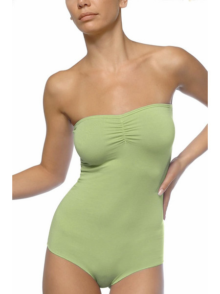 Helios Βαμβακερό Strapless Γυναικείο Κορμάκι Slip Πράσινο Mint 80733