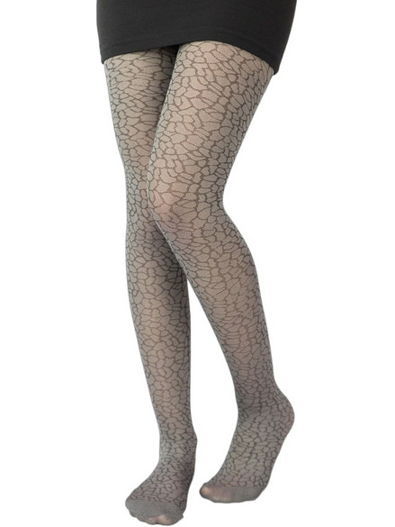 Linea D'Oro Καλσόν 60 Den Animal Print Ανθρακί K871