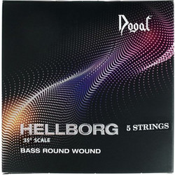 Dogal Jonas Hellborg JH1715S026 Σετ 5 Χορδές Ηλεκτρικού Μπάσου Pure Nickel 26-102"