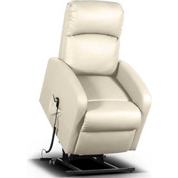 Bakaji Πολυθρόνα Relax Ανακλινόμενη Δερματίνη Μπεζ 02816650