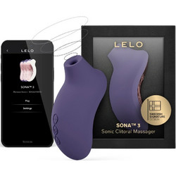 LELO Sona 3 Sonic Clitoral Massager Cyber Κλειτοριδικός Δονητής για Ζευγάρια με App Control Μωβ