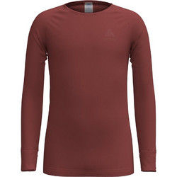 Odlo Crew Neck Active Warm Eco Ισοθερμική Παιδική Μπλούζα Μακρυμάνικη Μπορντό 159229-30867