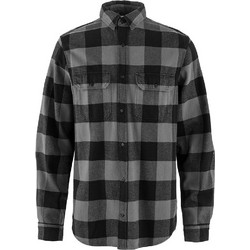 Fjallraven Ανδρικό Πουκάμισο Βαμβακερό Καρό Μακρυμάνικο Κανονική Γραμμή Ανθρακί 82978-550-020