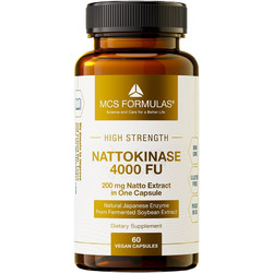 MCS Formulas Nattokinase 4000FU 200mg 60 Κάψουλες