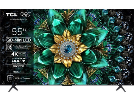 TCL QD Mini-LED 55Q6C Smart Τηλεόραση 55" 4K UHD Mini LED HDR (2025)